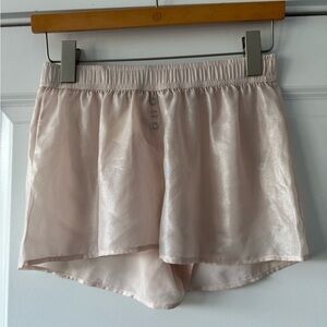 NWT By Anthropologie Metallic Pajama Shorts